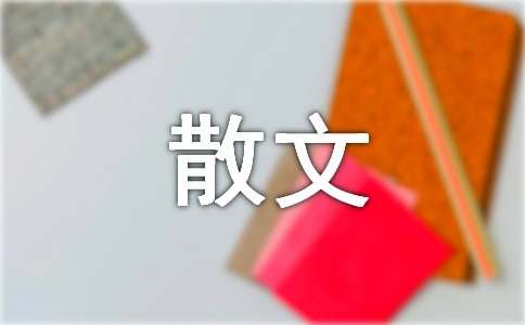 精选初中散文作文锦集六篇