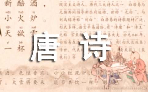 读《唐诗三百首》有感