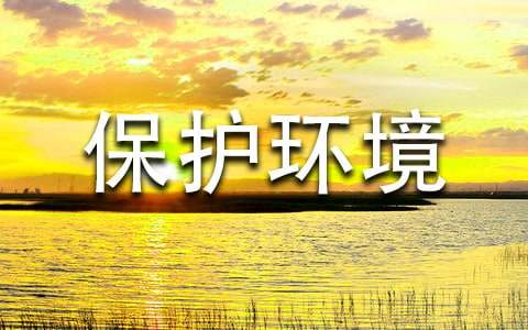 【精选】建议保护环境的建议书模板集合七篇